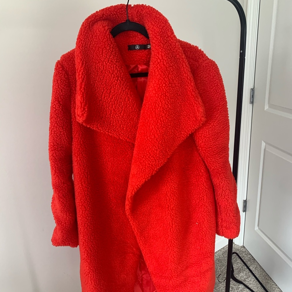 Red Teddy Coat